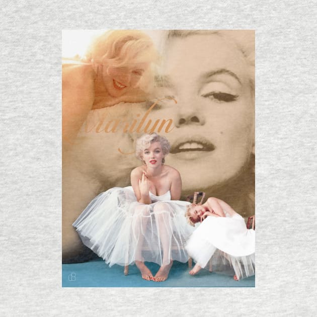 Marilyn Collage Portrait by Dez53